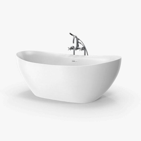 Sink with 2 Faucet Mounting - Image 2